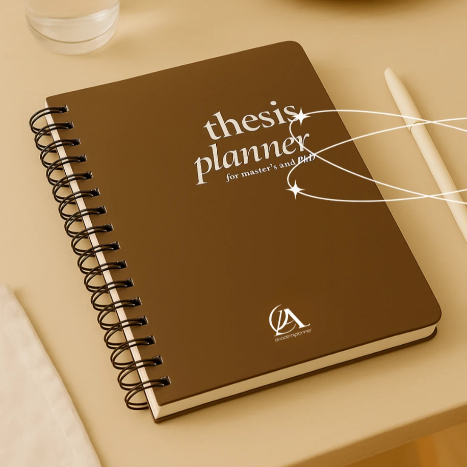 Tez Ajandası Planlayıcı Thesis Planner Autumn