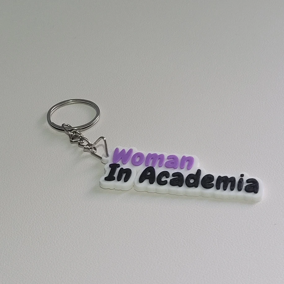 Woman In Academia AKEYDEMİK Anahtarlık Charm Aksesuar