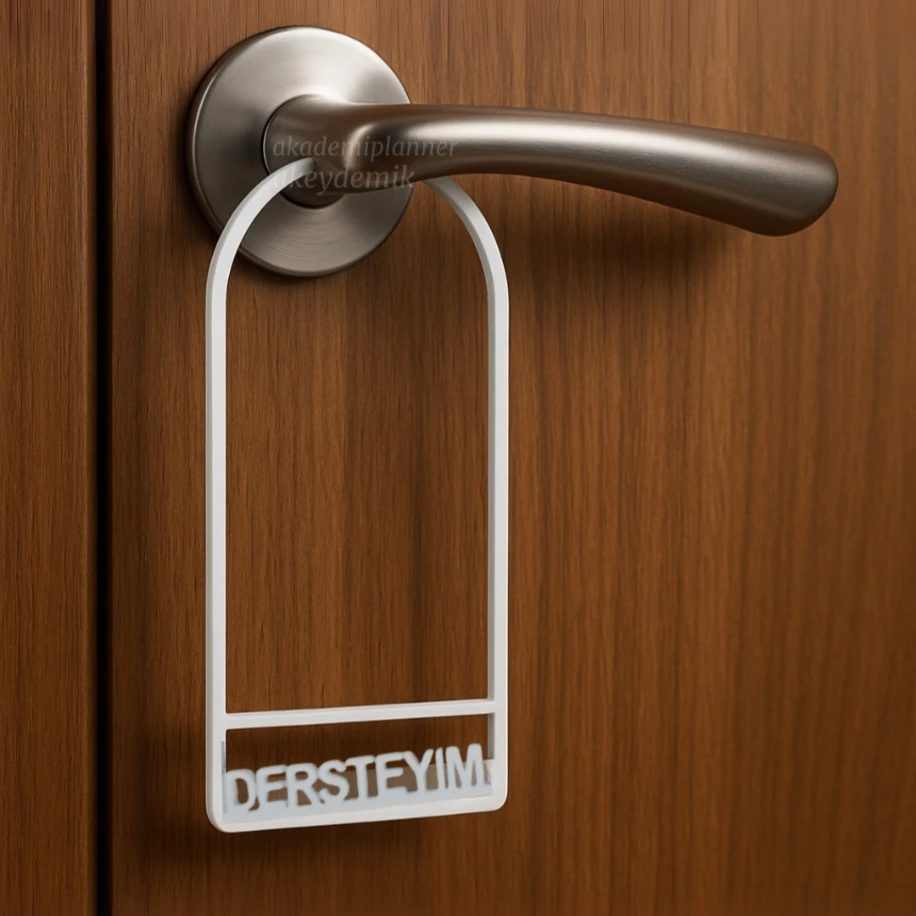 Toplantıdayım, Dersteyim Kapı Uyarıları