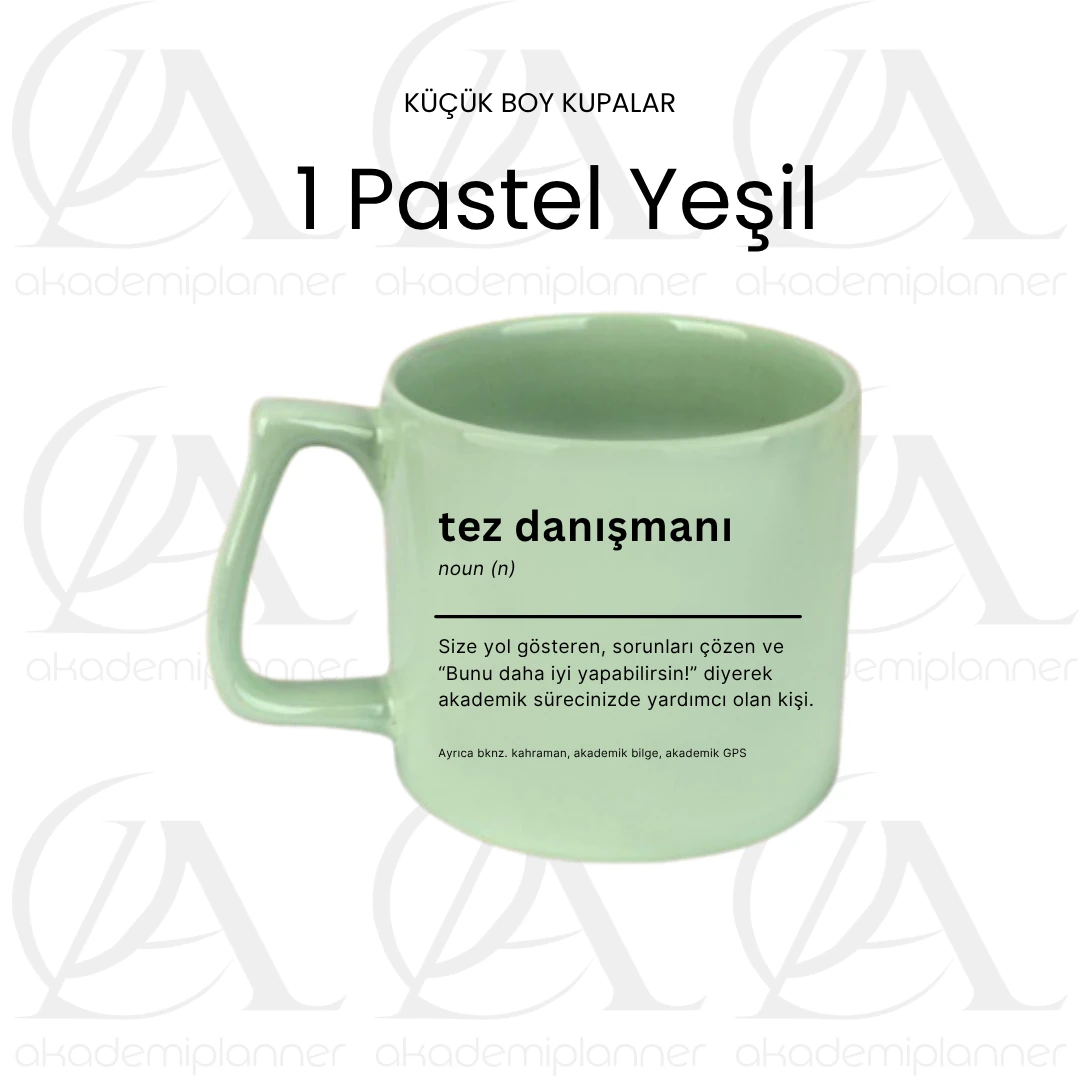 Tez Danışmanı Noun Hediye Kupa Bardak Yüksek Lisans Doktora Akademisyen