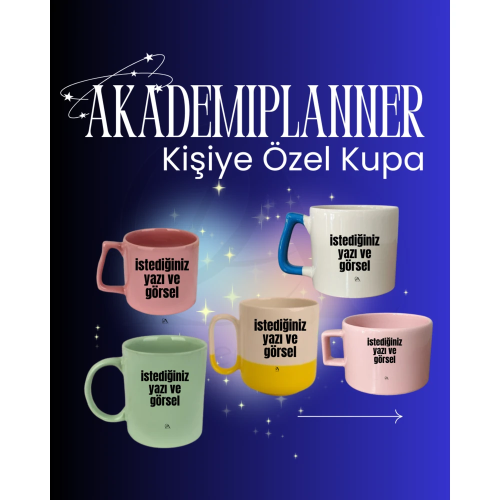 KİŞİYE ÖZEL KUPA AKADEMİPLANNER