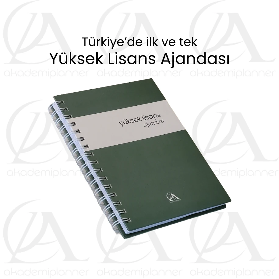 Yüksek Lisans Ajandası