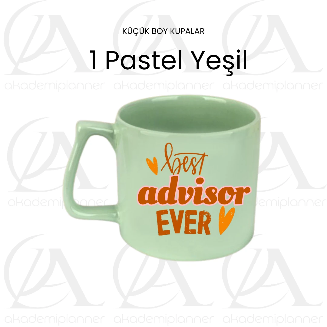 Kalp Best Advisor Ever Hediye Kupa Yüksek Lisans Doktora Akademisyen Tez Danışmanı