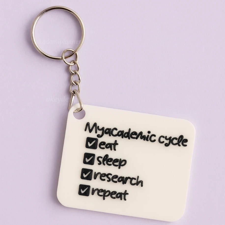 My Academic Cycle AKEYDEMİK Anahtarlık Charm Aksesuar