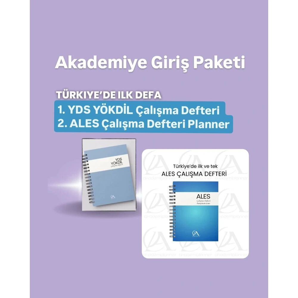 Akademiye Giriş (YDS YÖKDİL Çalışma Defteri ve ALES Çalışma Defteri)