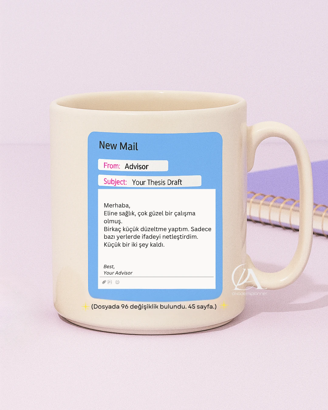  Danışman Mail 1 Hediye Kupa Yüksek Lisans Doktora Akademisyen Tez Danışmanı