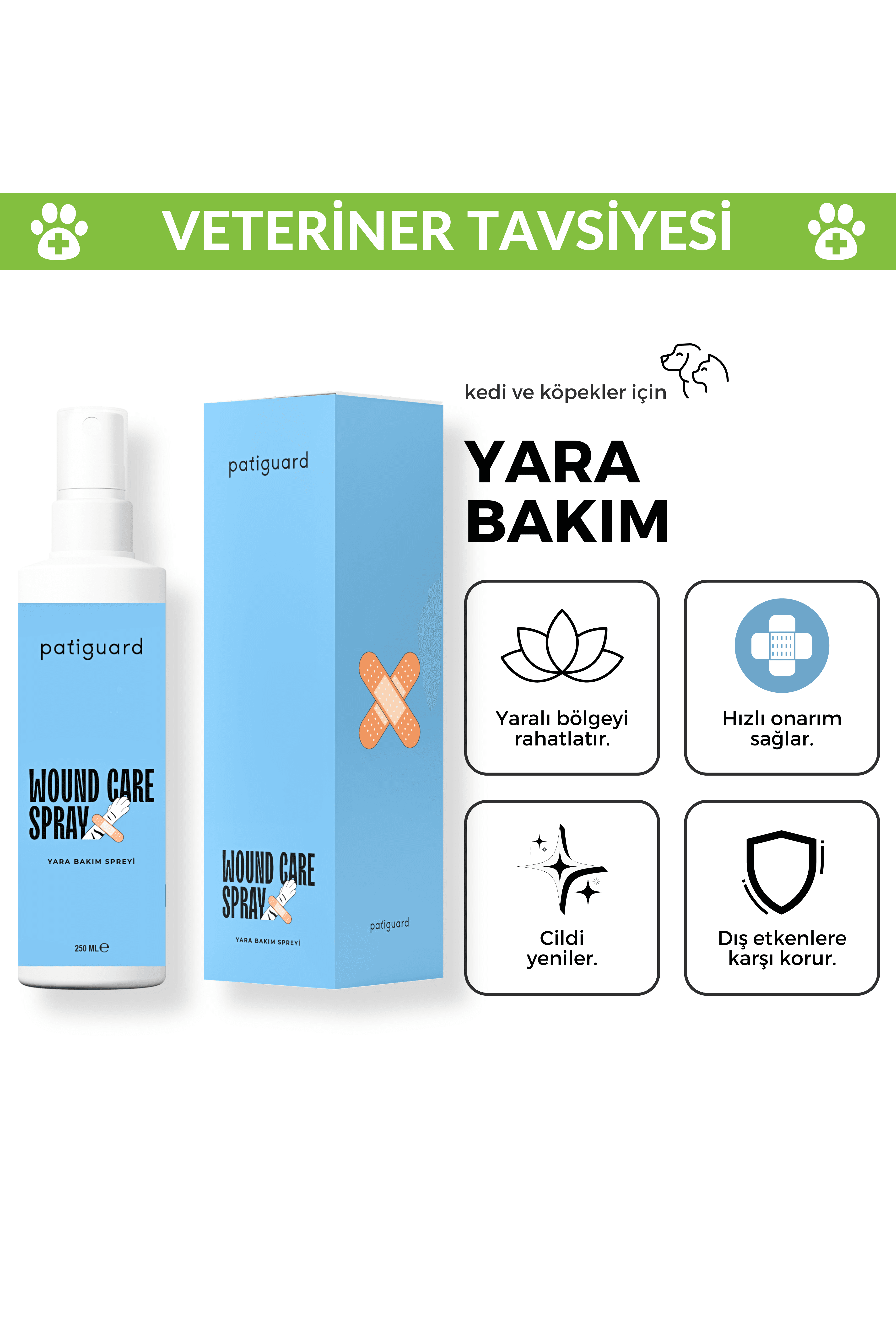 Patiguard Yara Bakım Spreyi 250ML