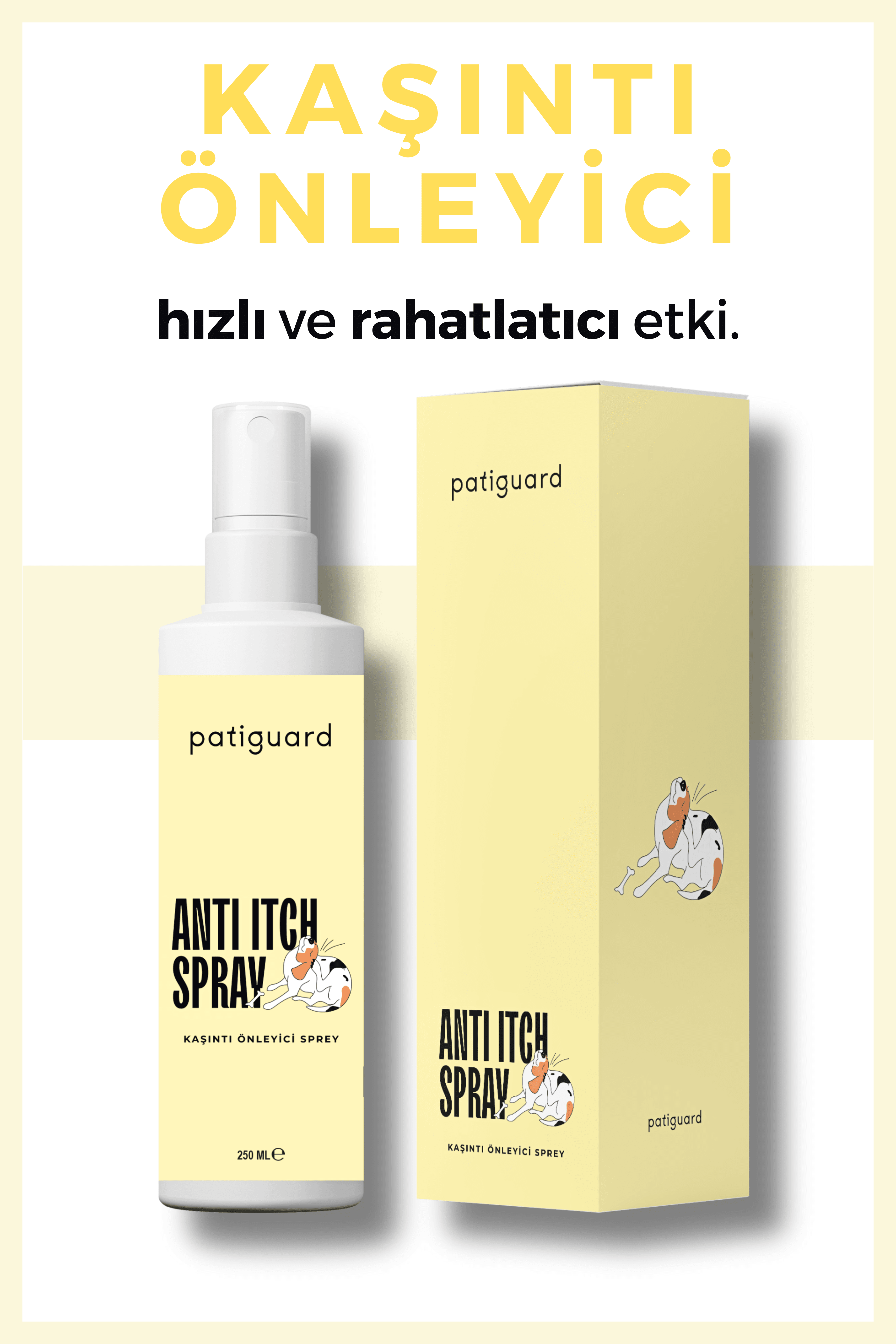 Patiguard Kaşıntı Önleyici Sprey 250ML