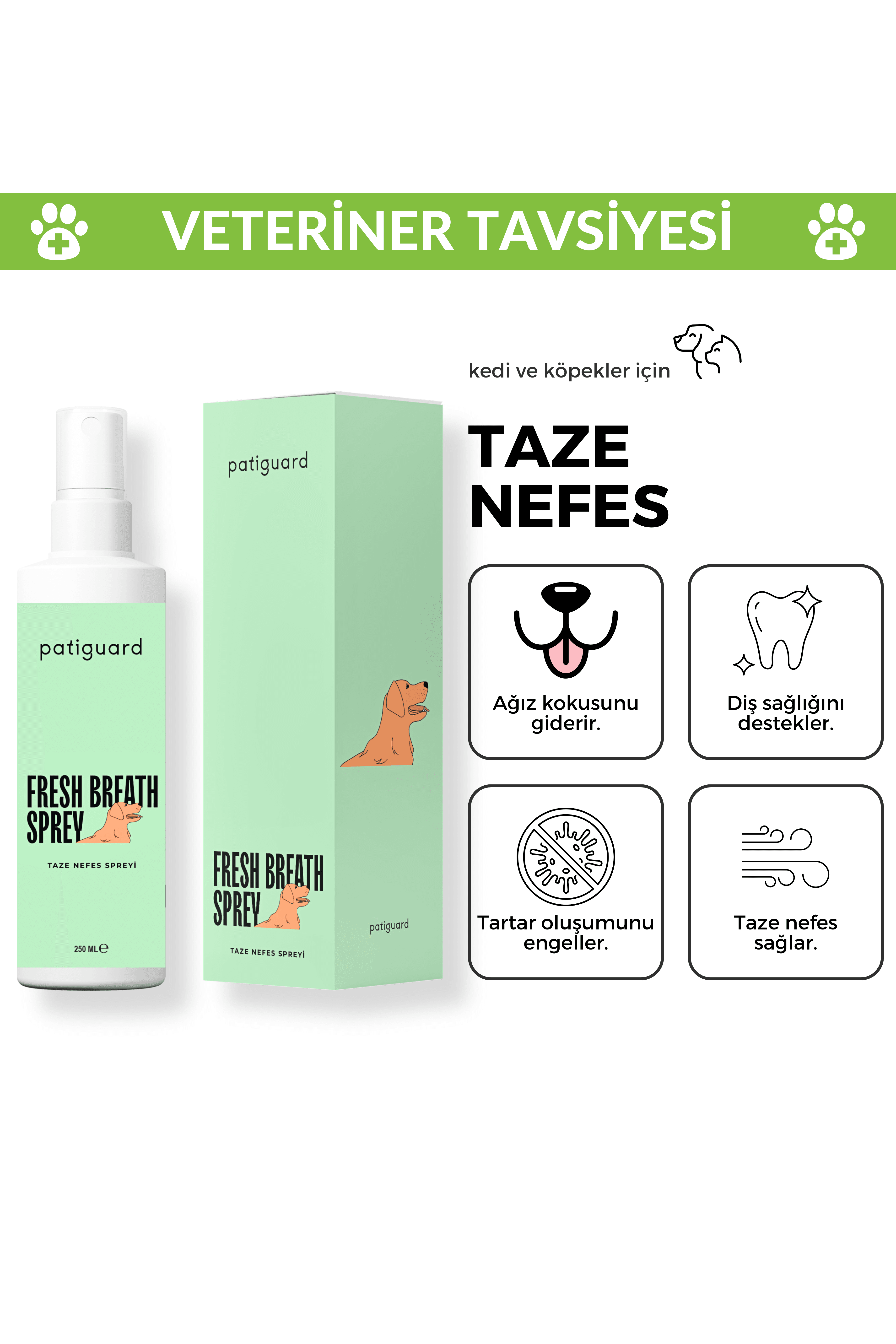 Patiguard Taze Nefes Spreyi 250ML