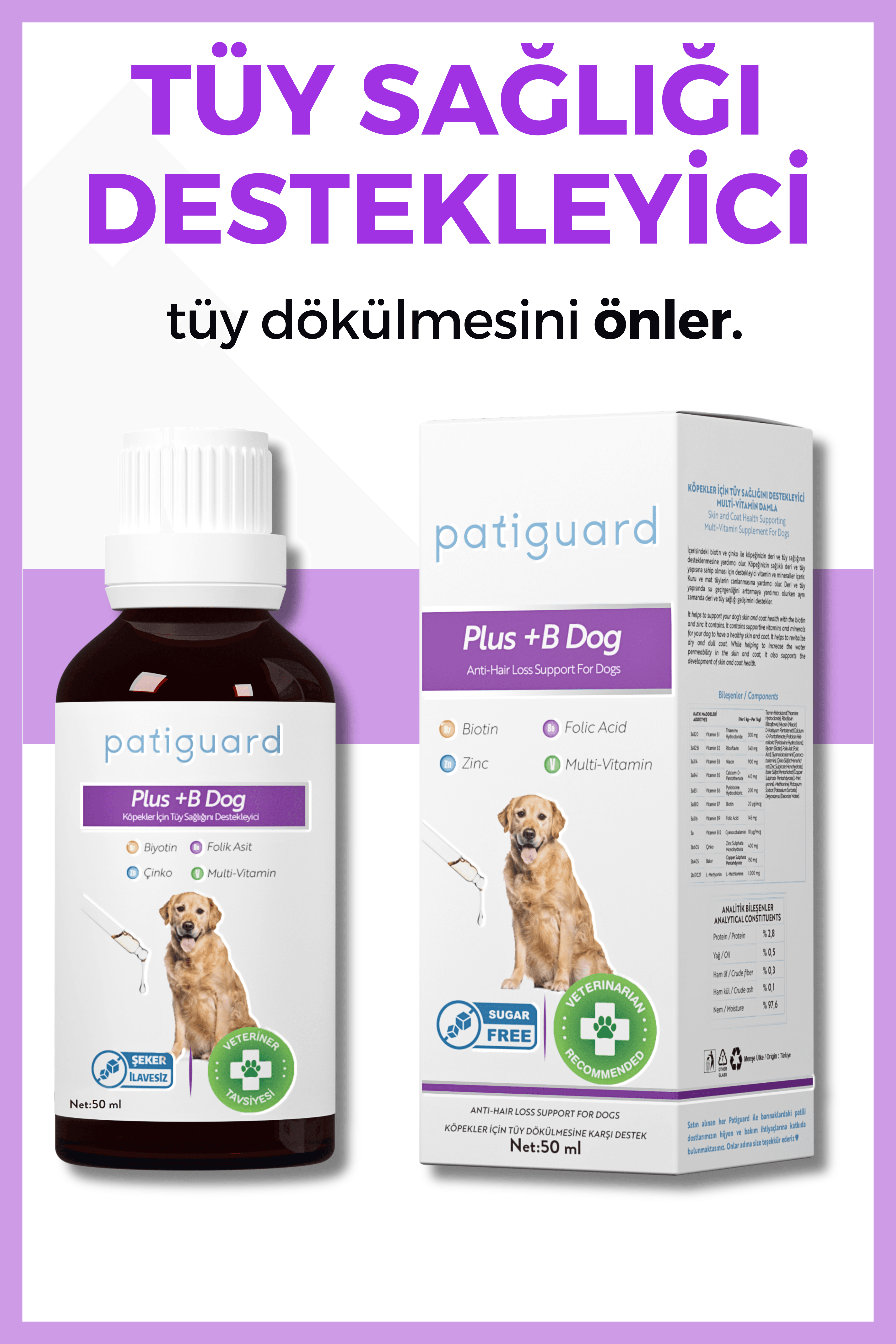 Patiguard Plus B For Dogs 50ML