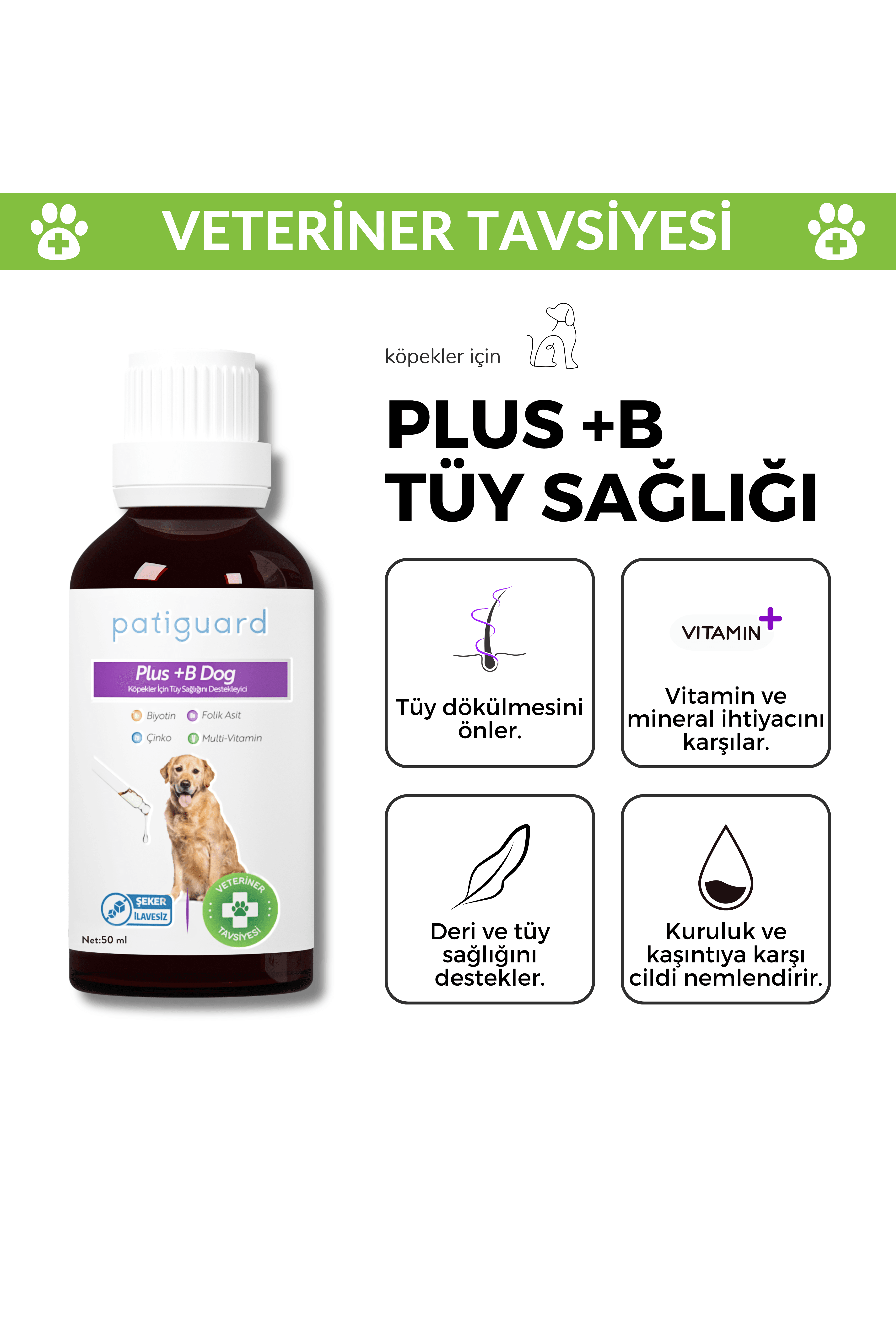 Patiguard Plus B For Dogs 50ML