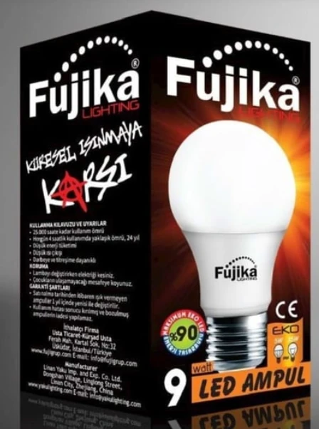 Fujika 9W Led Ampul Beyaz Işık