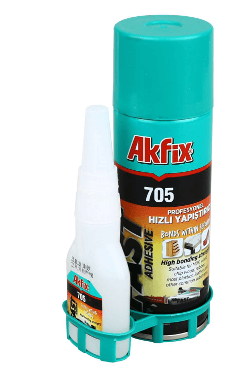 Akfix 705 Mdf Kit Hızlı Yapıştırıcı 200Ml + 50Gr