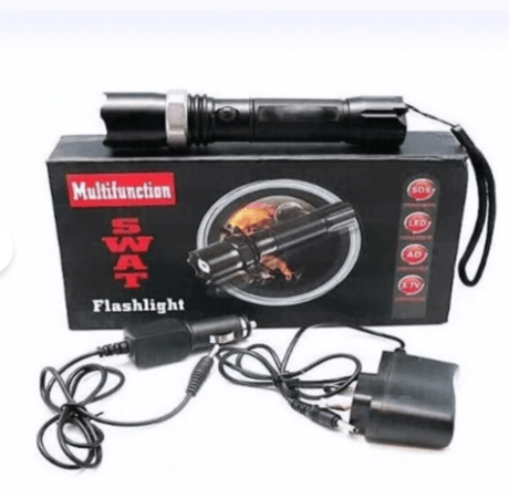 Genel Markalar J41 Multifunction Swat Flashlight Power Kp-110 Swat Şarjlı Fener