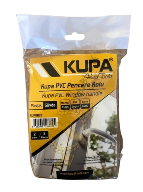 Kupa PVC Pimapen Pencere-Kapı Kolu - 2 Adet
