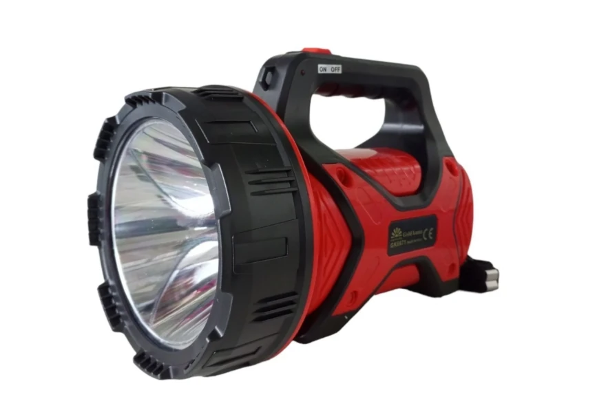 Gold Kama Ulatra Güçlü Uzun Mesafeli 18 Saat Çalışma 10W Ledli Projektör El Feneri GK6671