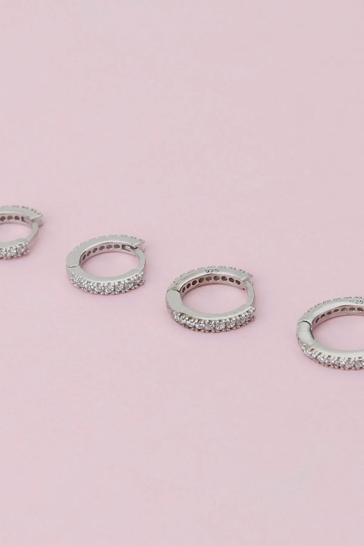 Gümüş 4'lü Set Küpe