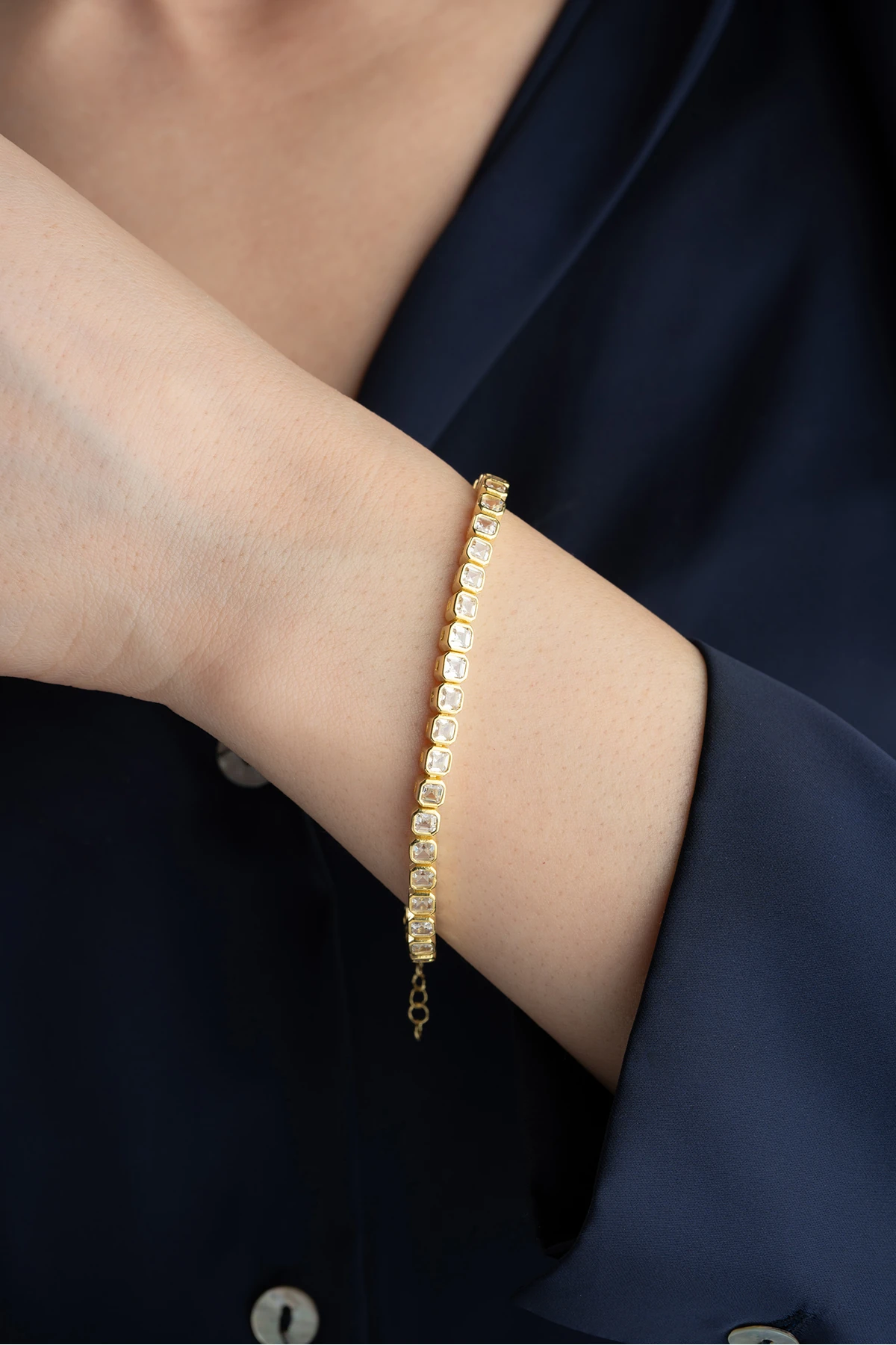 Gümüş Tamtur Sırataşlı Bileklik