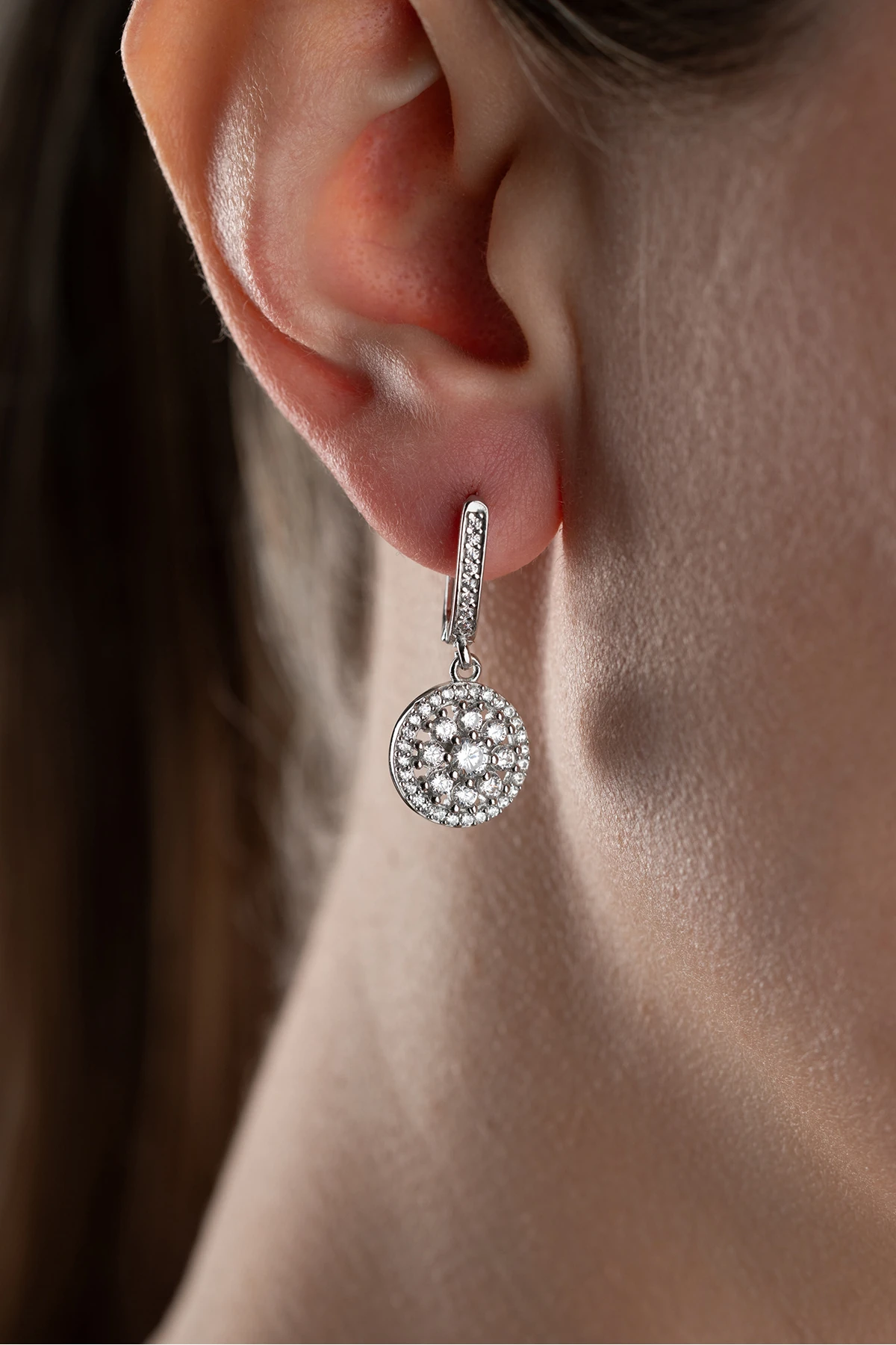 Gümüş Model Küpe