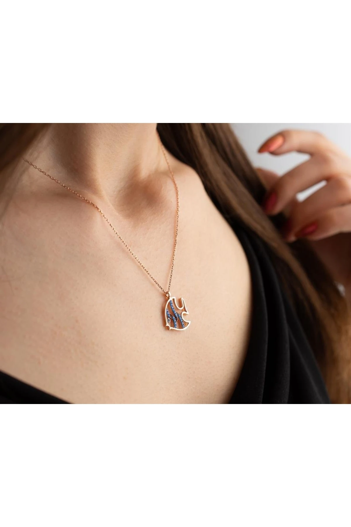 Gümüş Balık Kolye