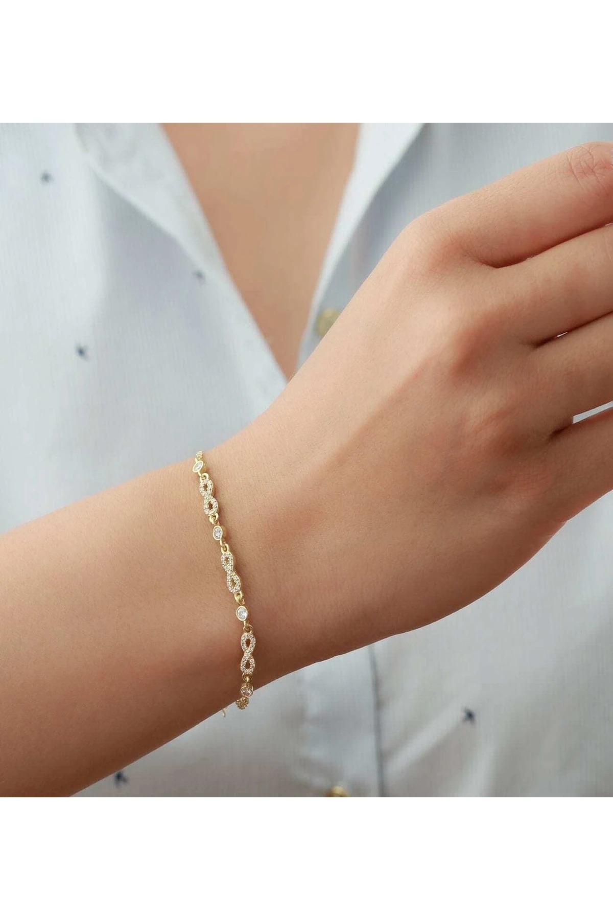 Gümüş Trend Bileklik