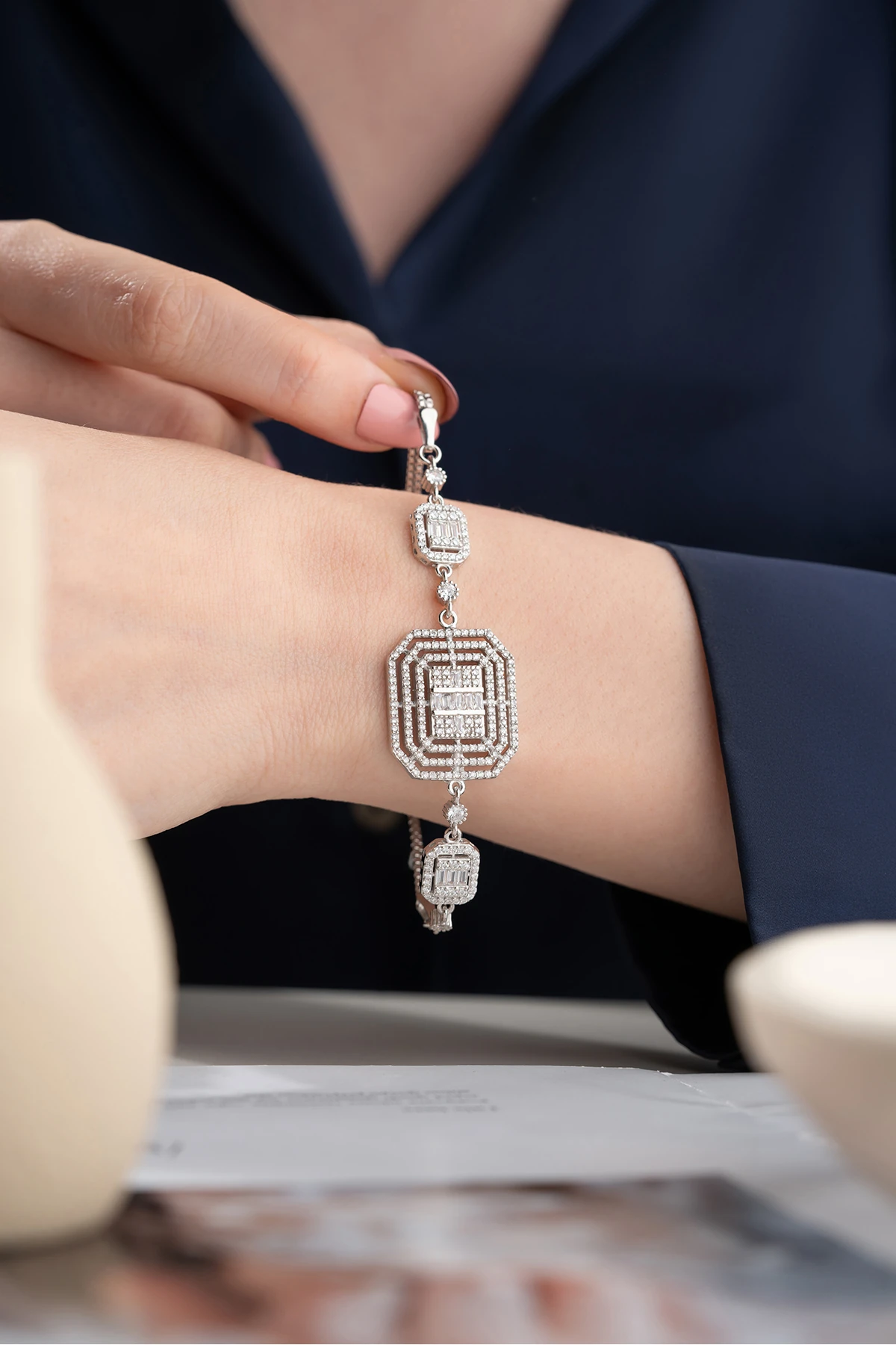 Gümüş Baget Bileklik