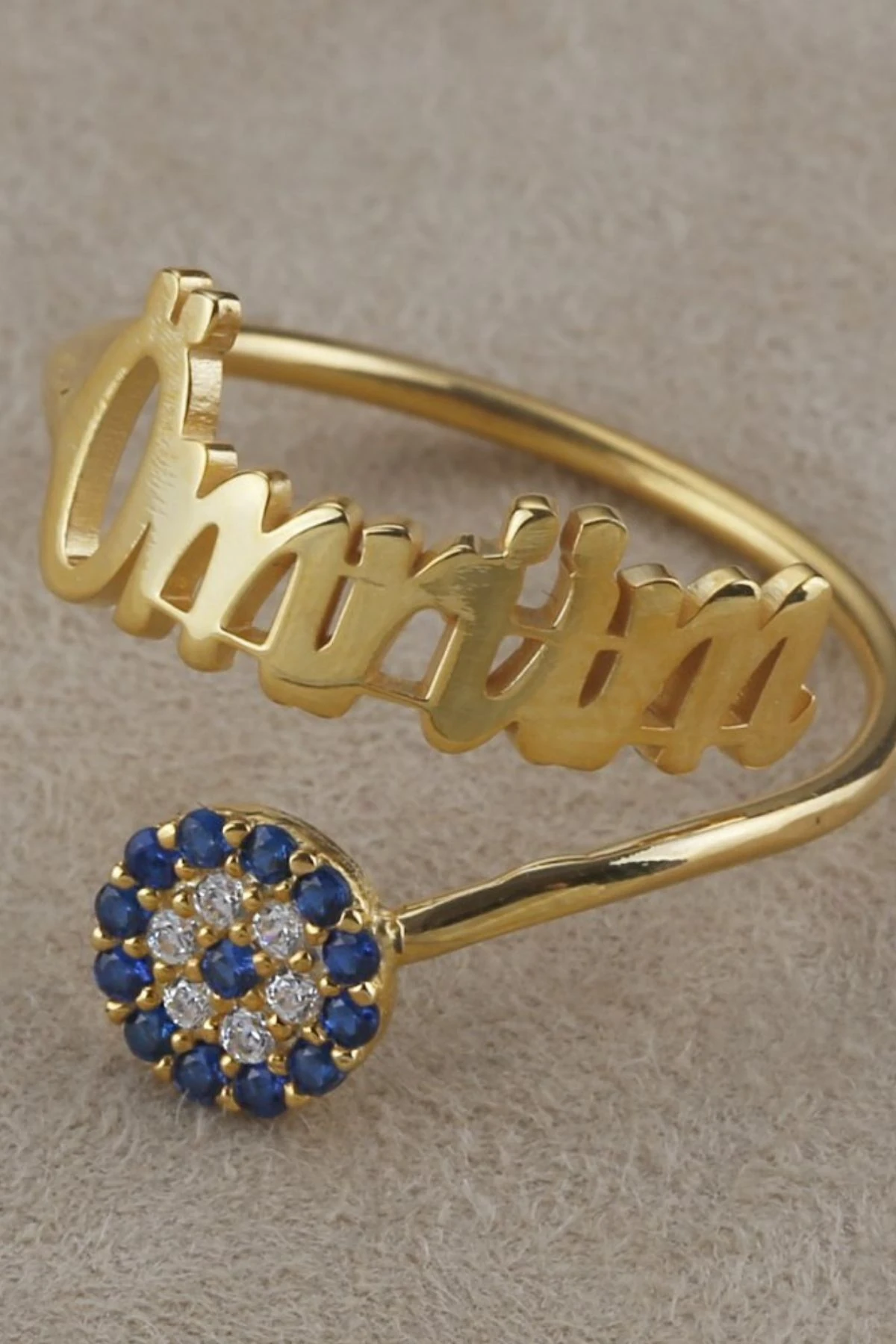 Gümüş Isimli Nazar Yüzük