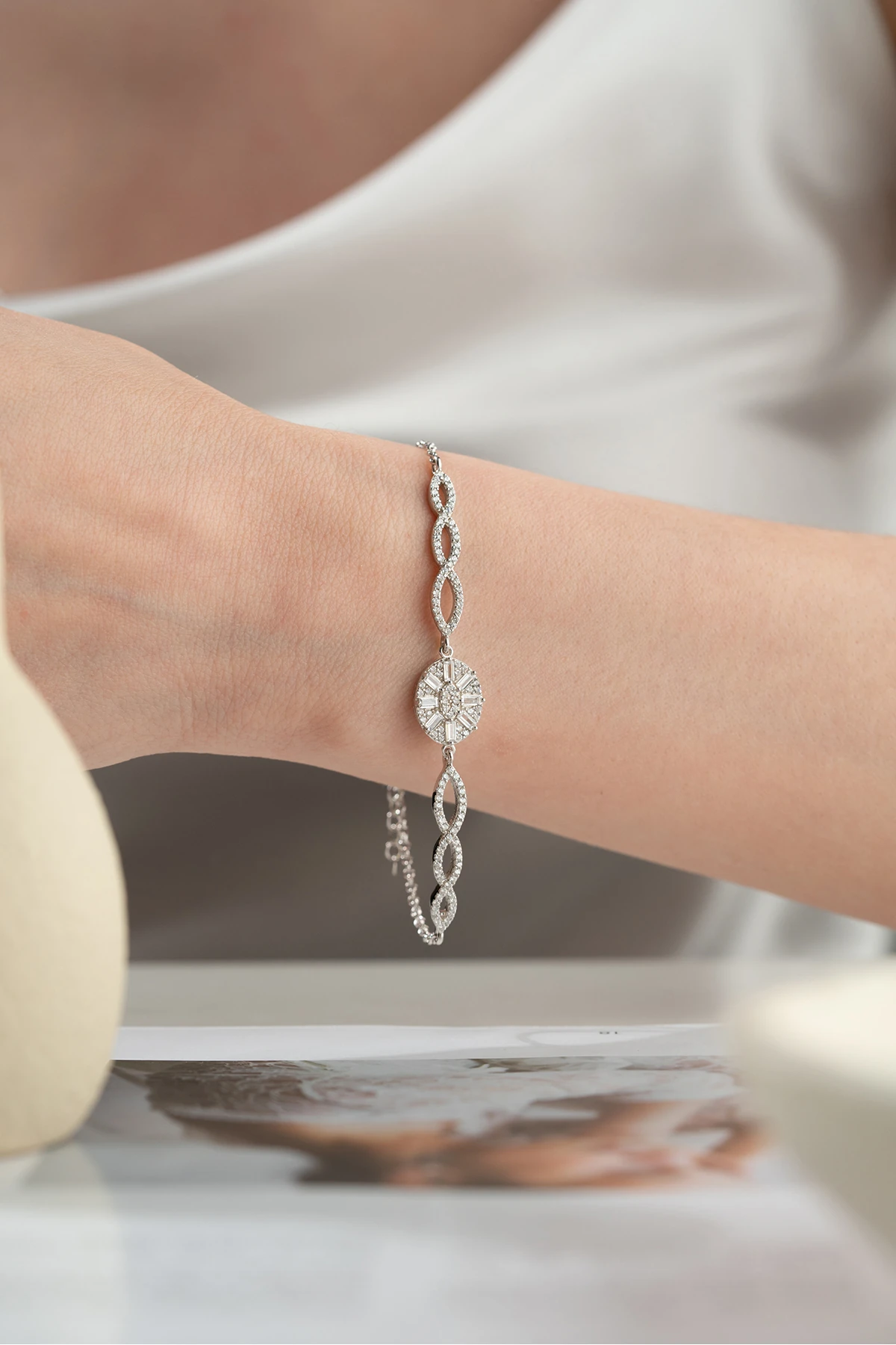 Gümüş Baget Bileklik