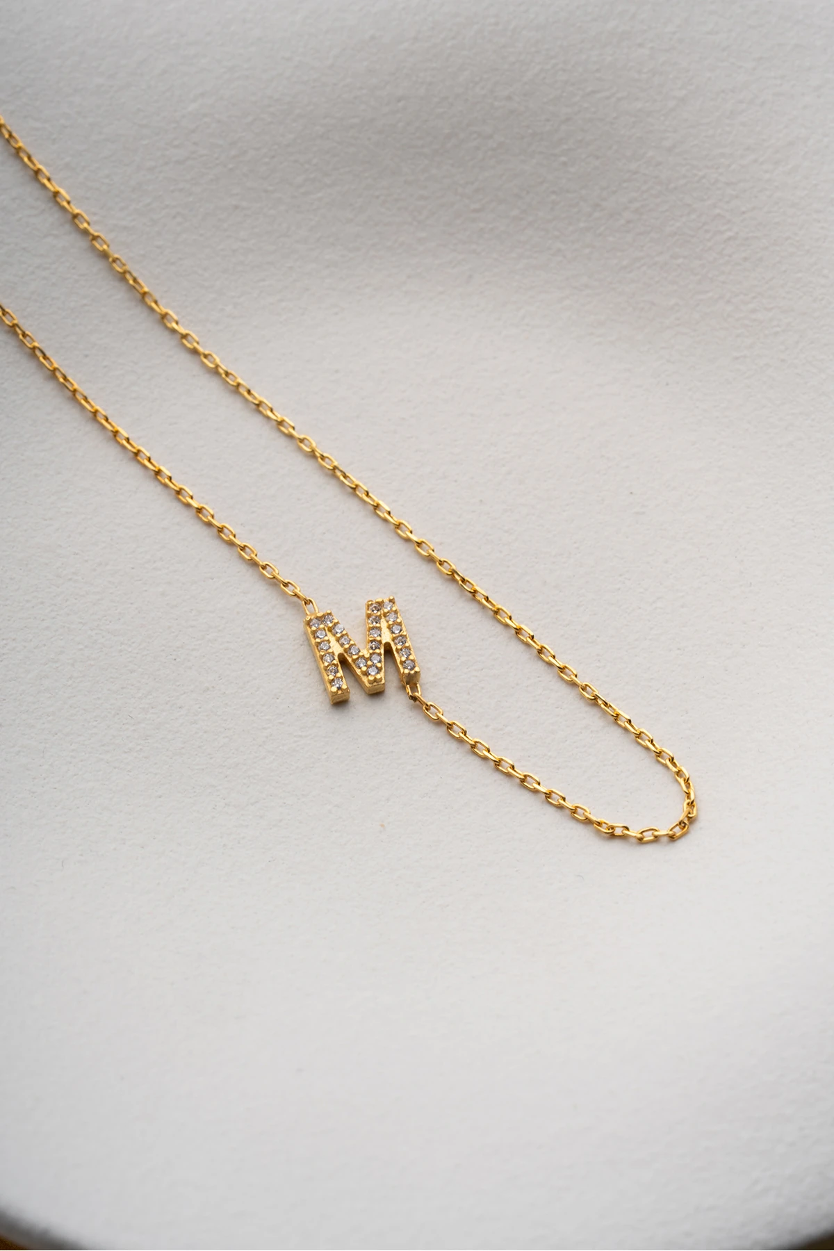 Gümüş Özel Harf Kolye