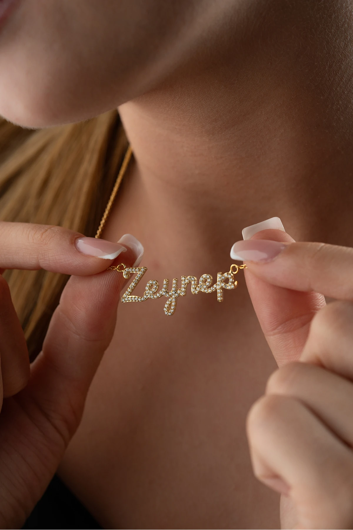 Gümüş Kişiye Özel Model Kolye