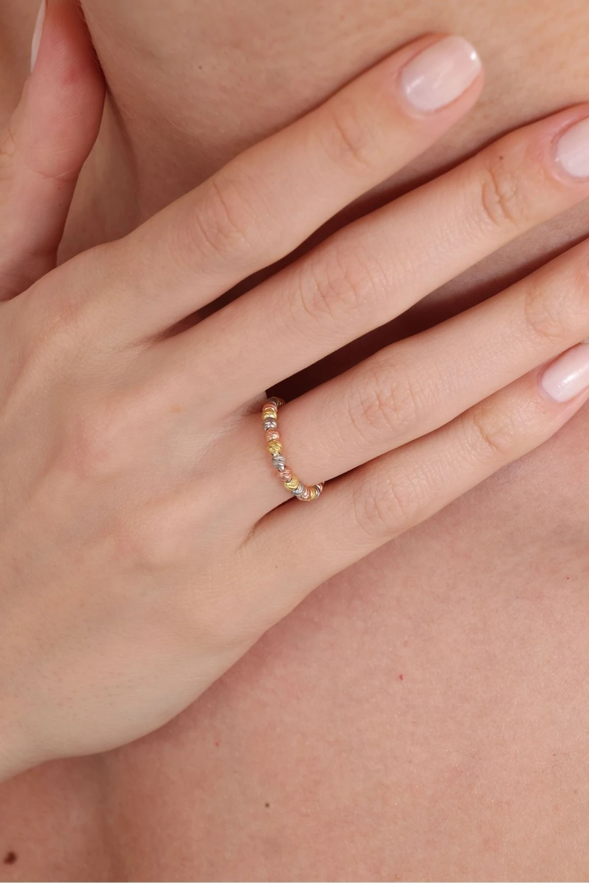 Gümüş Ayarlanabilir Dorika Yüzük