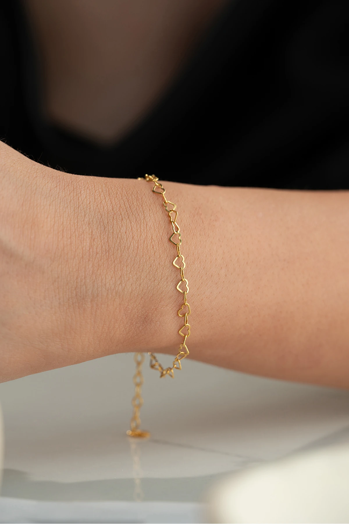 Gümüş Kapli Zincir Bileklik