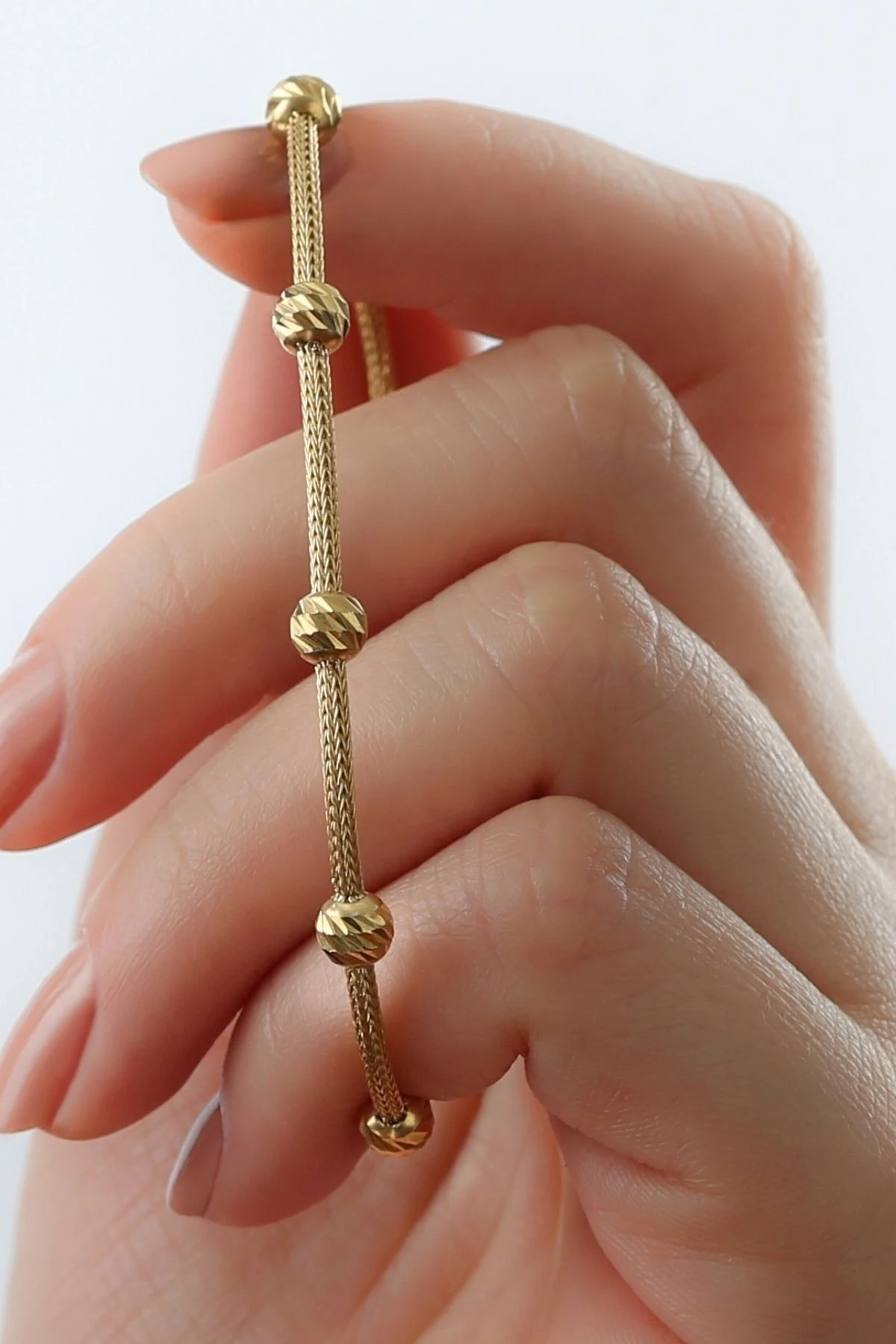 Gümüş Örgü Dorika Bileklik