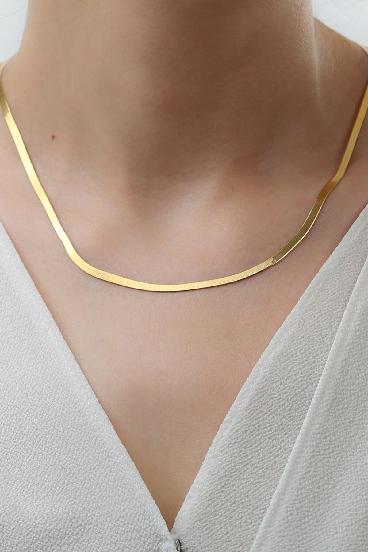 Gümüş Zincir Kolye