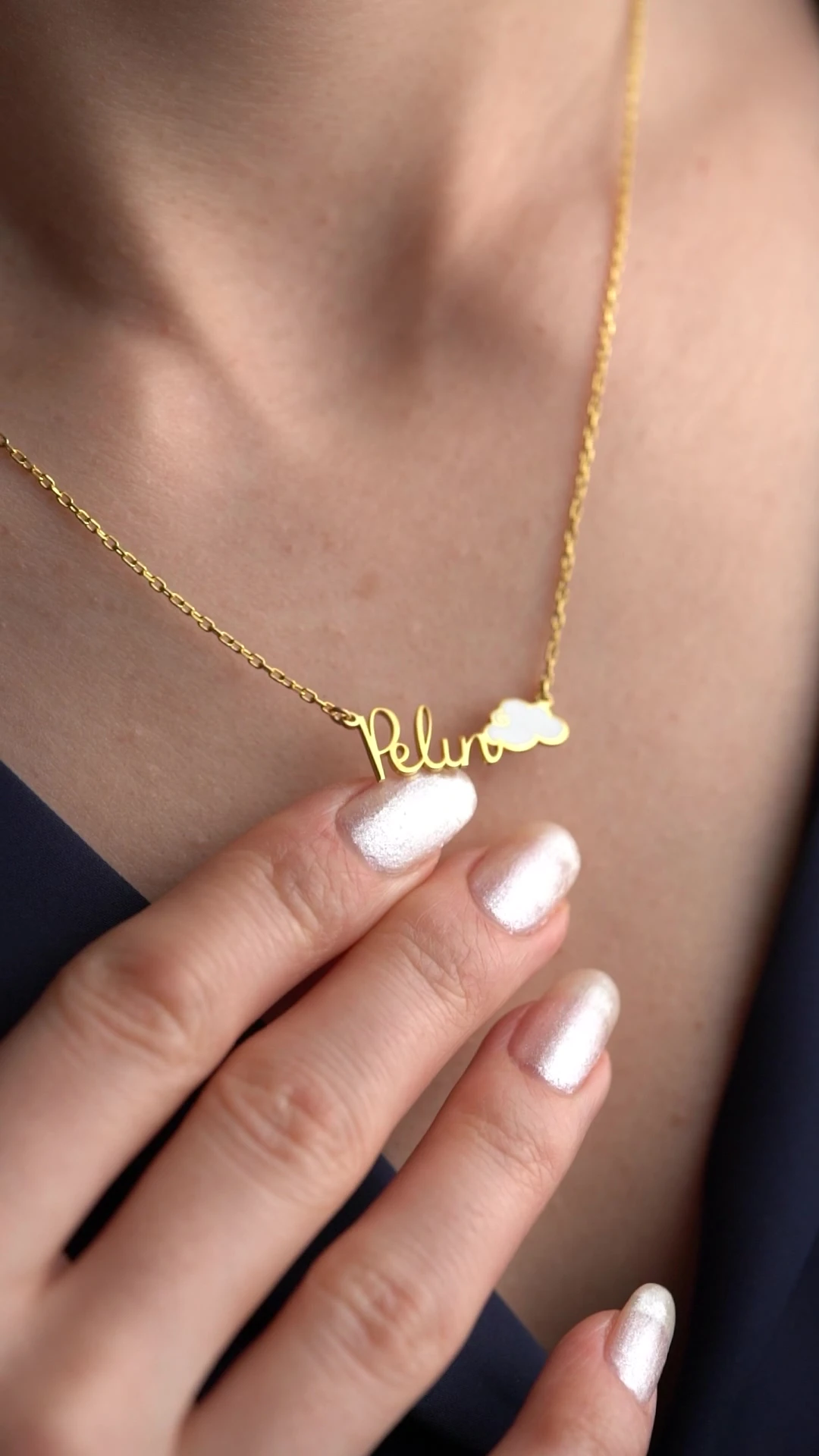 Gümüş İsimli Bulut Kolye