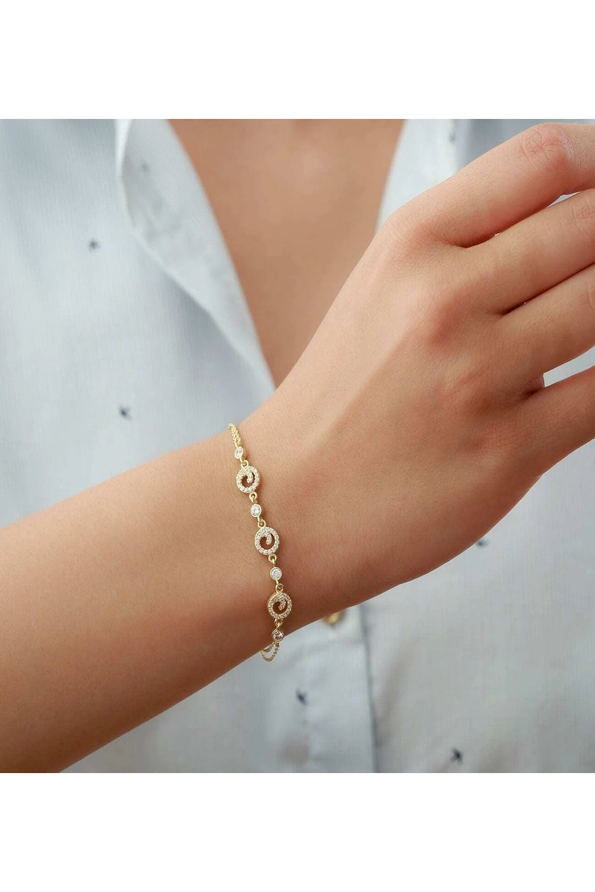 Gümüş Trend Bileklik