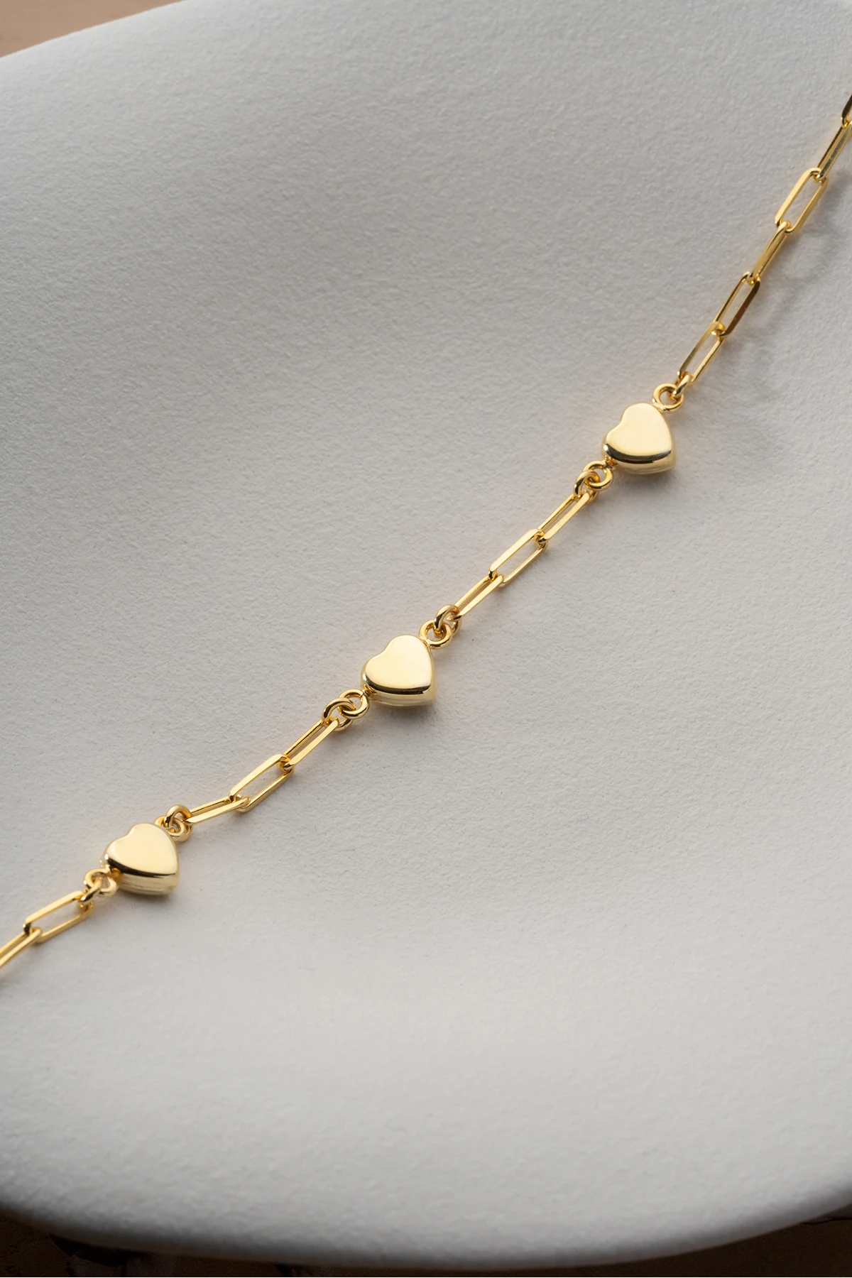 Gümüş Kalpli Bileklik