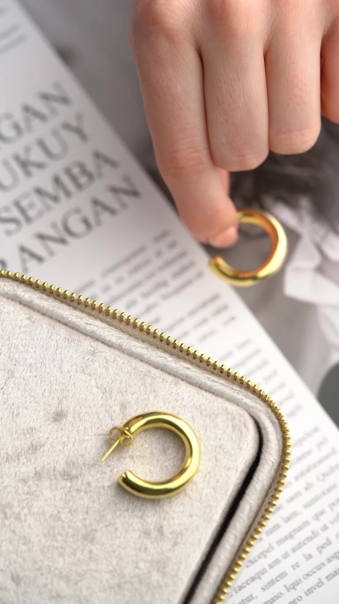 Gümüş Halka Küpe