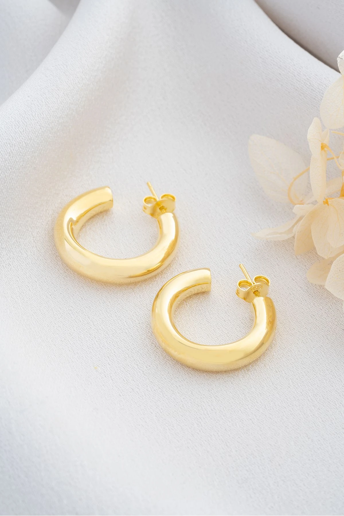 Gümüş Halka Küpe