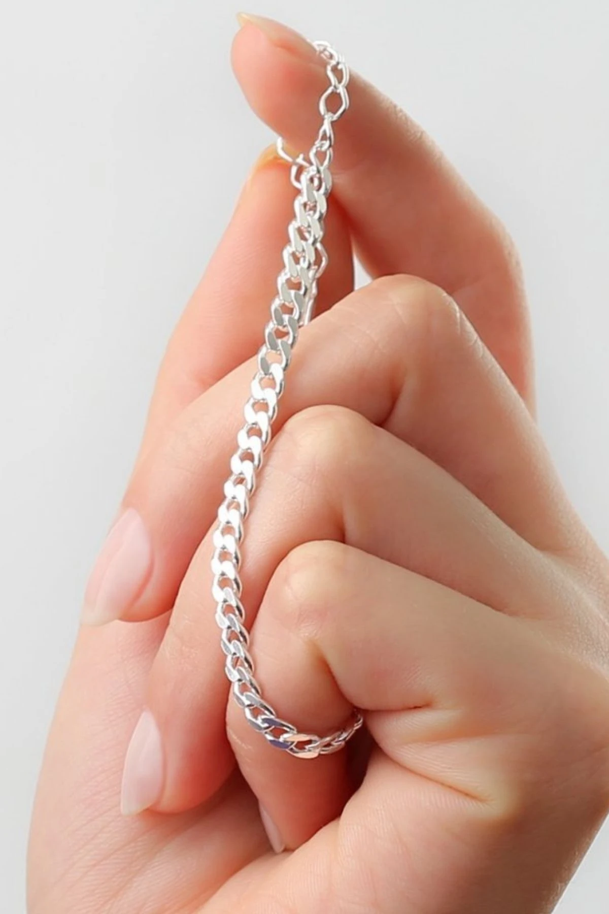 Gümüş Gurmet Zincir Bileklik