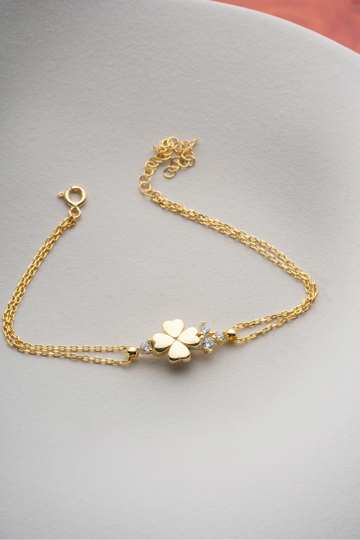 Gümüş Yonca Bileklik