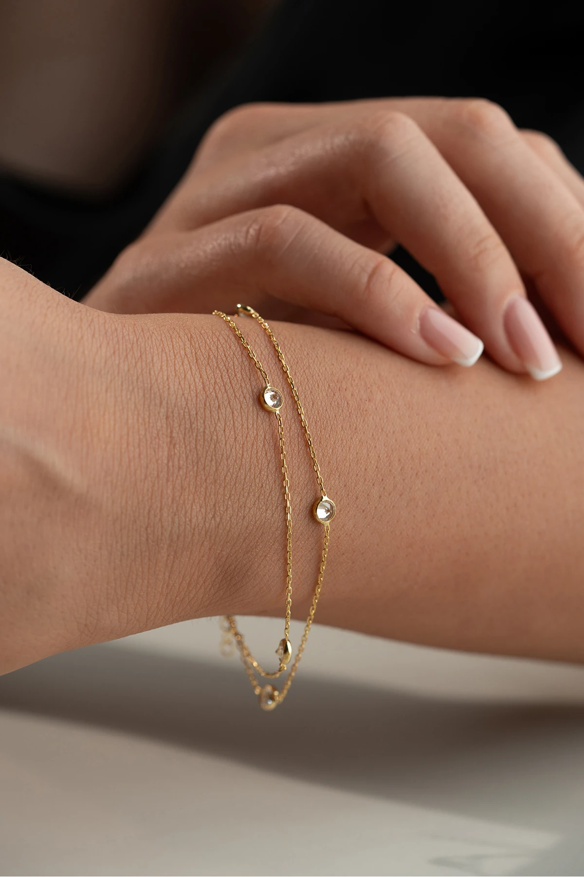 Gümüş Taşlı Bileklik