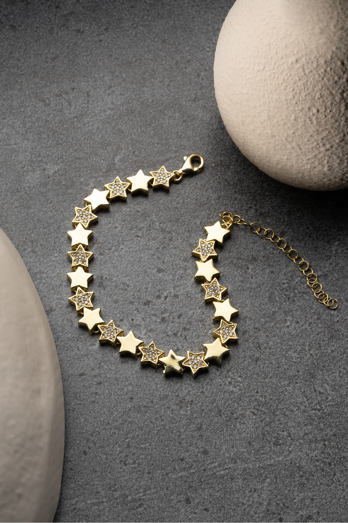 Gümüş Yıldız Model Bileklik