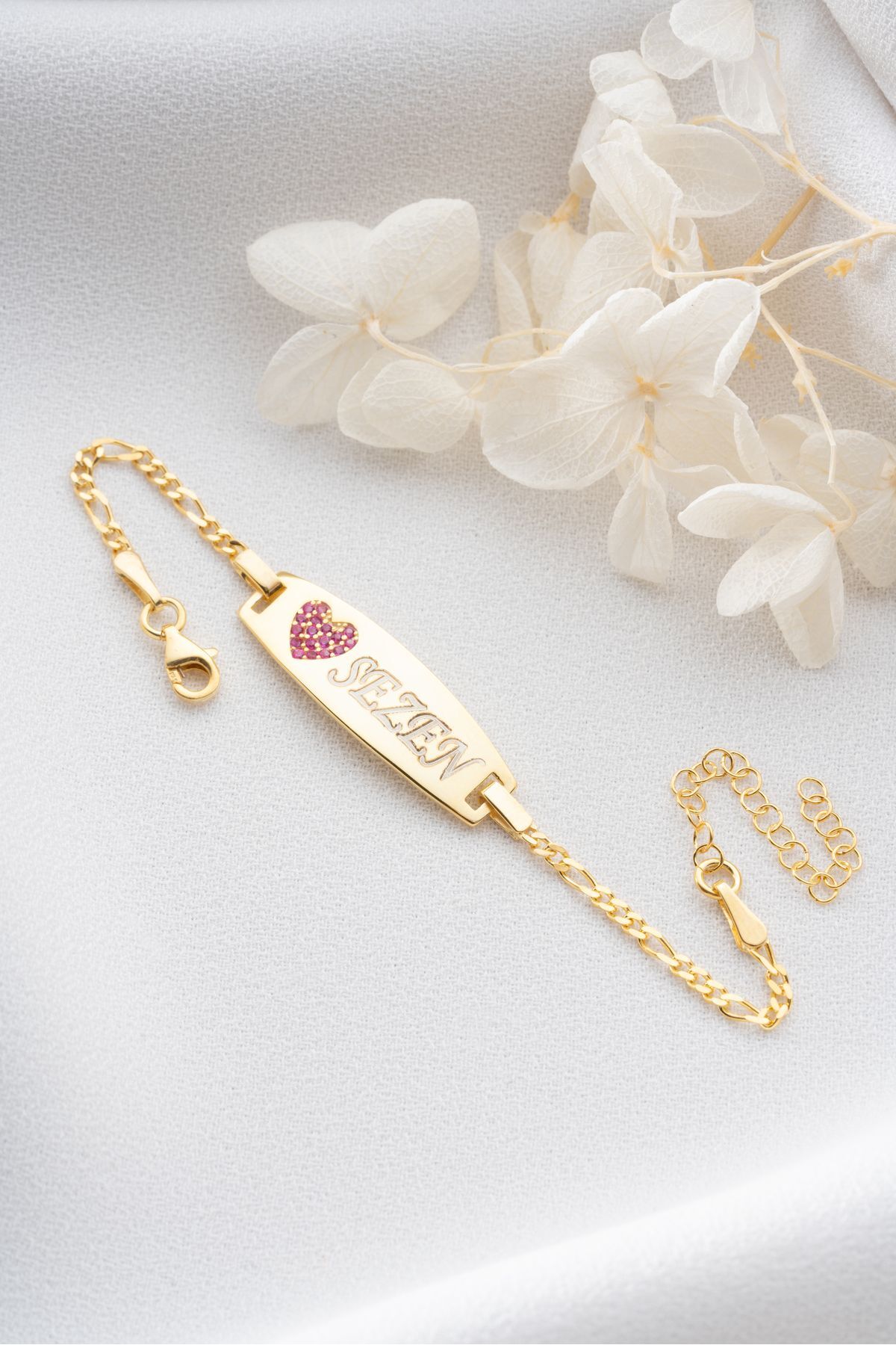 Gümüş İsimli Çocuk Bilekliği