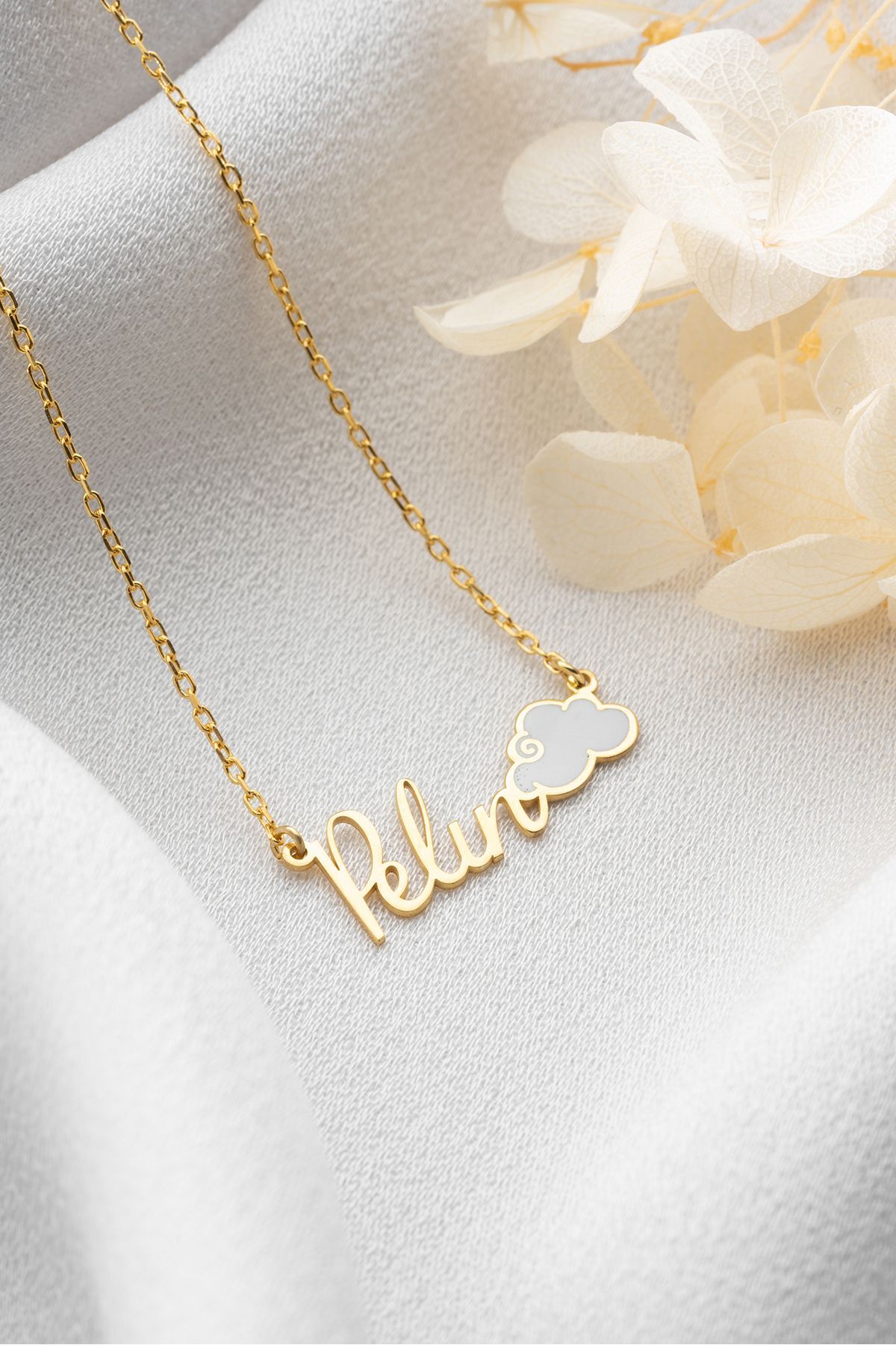 Gümüş İsimli Bulut Kolye