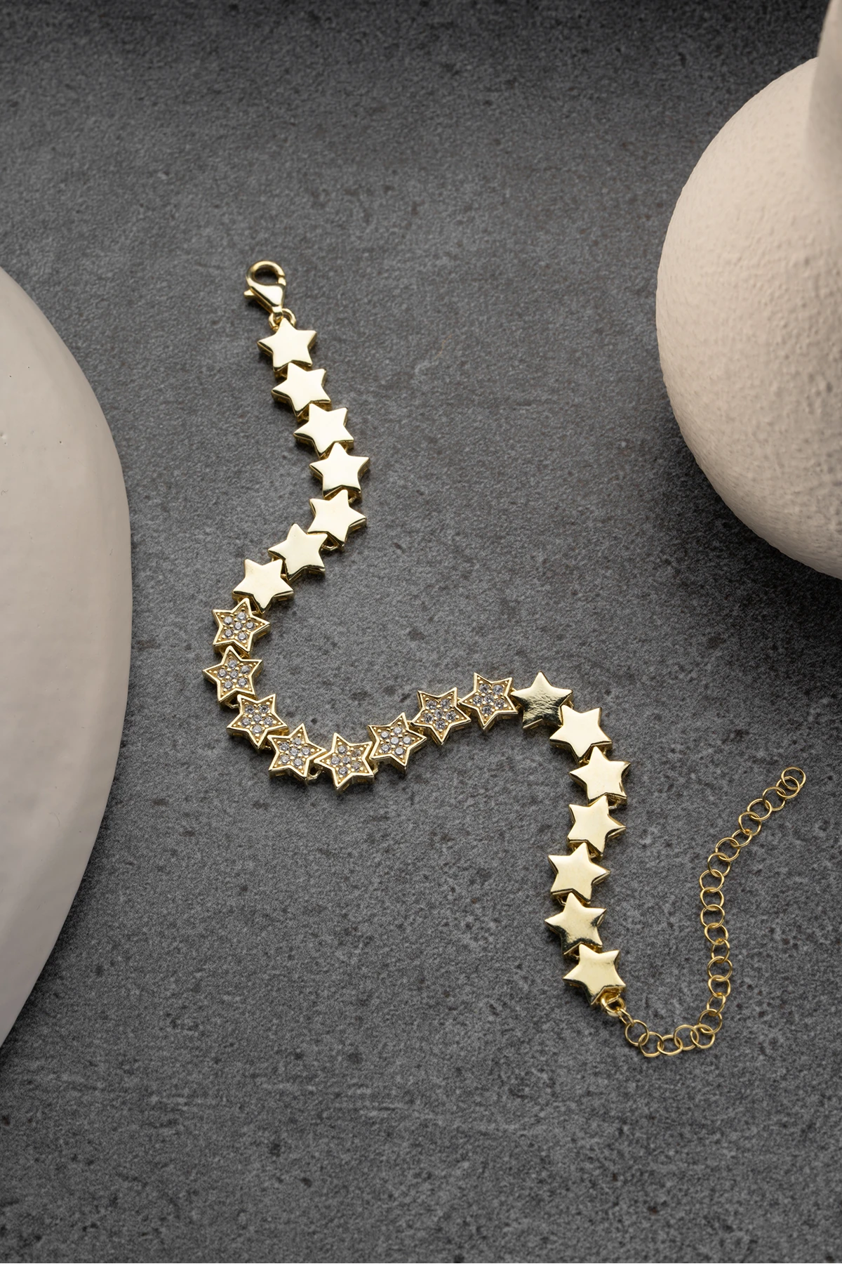 Gümüş Yıldız Model Bileklik