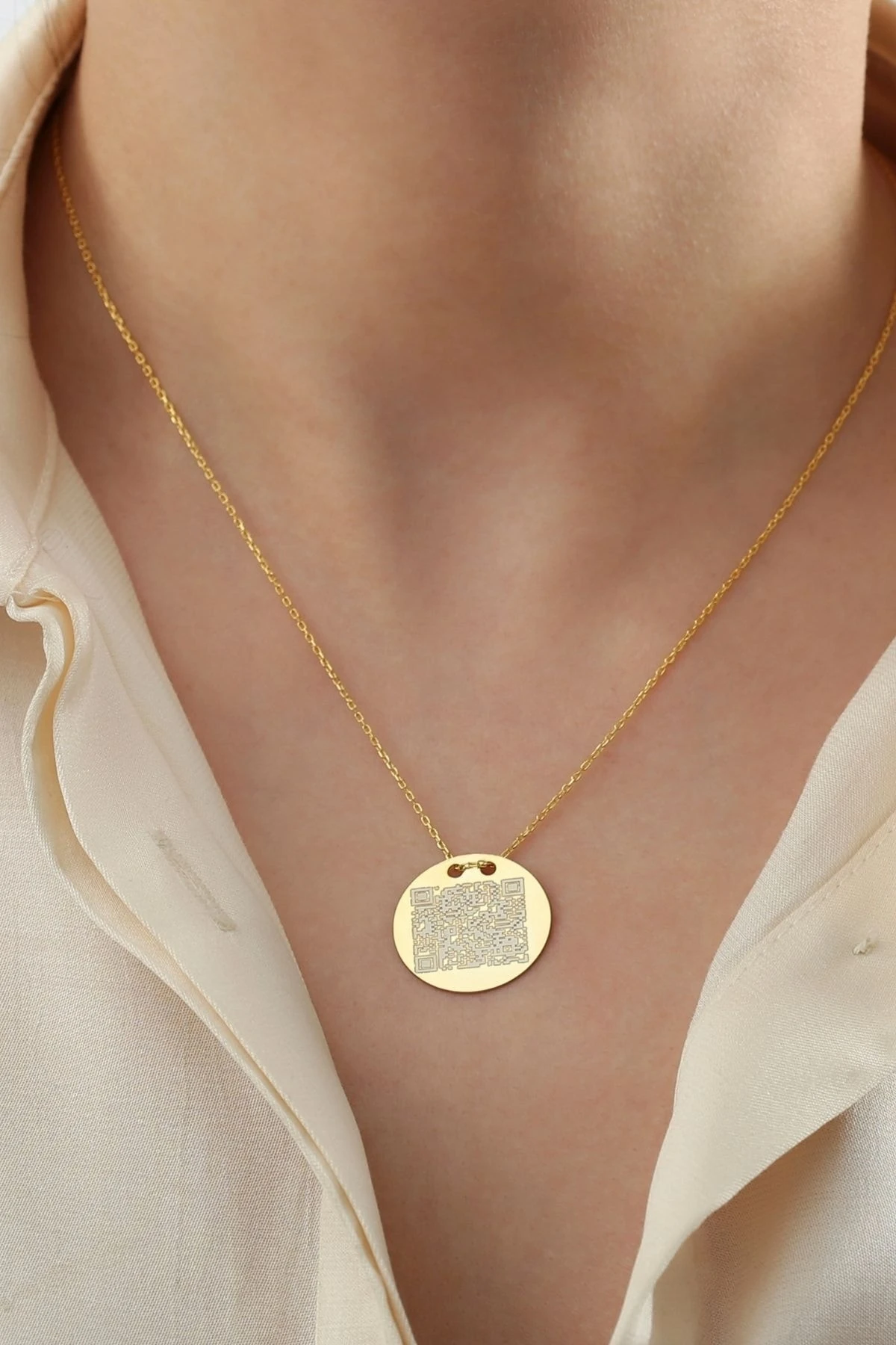 Gümüş Kişiye Özel Hes Kodu Kolye