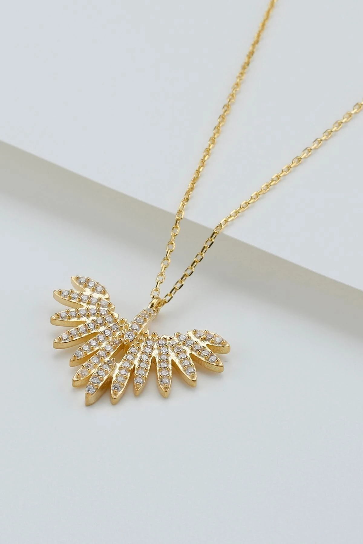 Gümüş Kanat Kolye