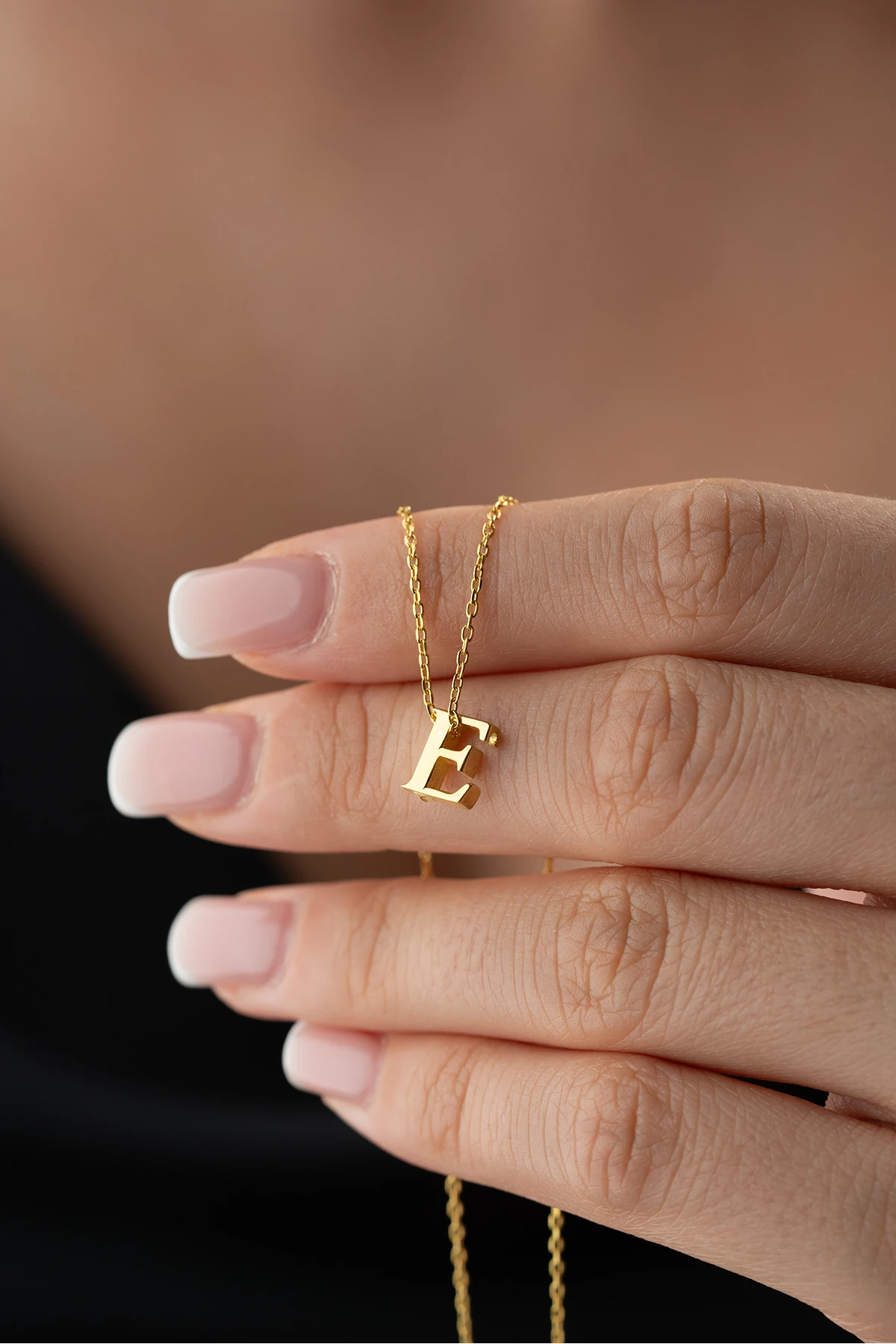 Gümüş Kişiye Özel Harf Kolye