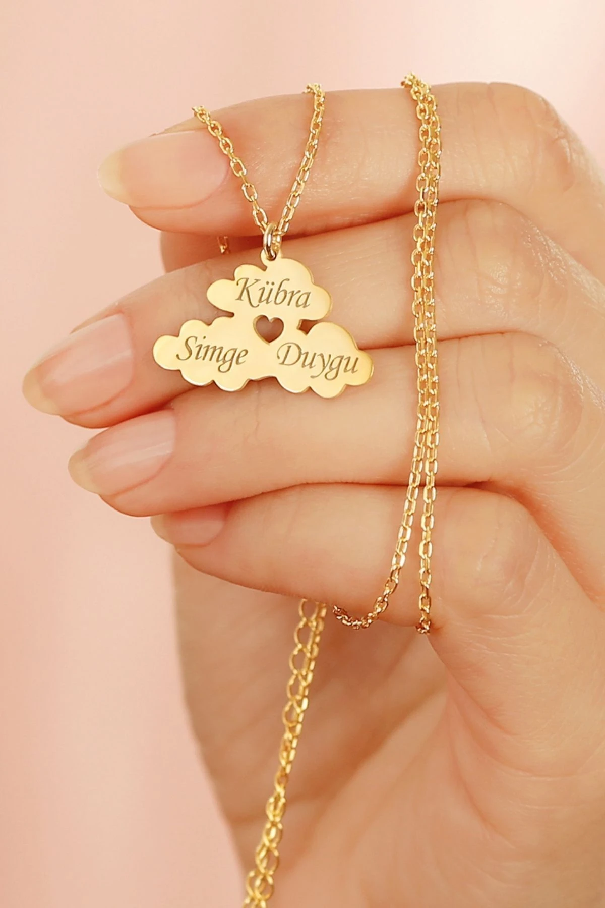 Gümüş Isimli Bulut Kolye